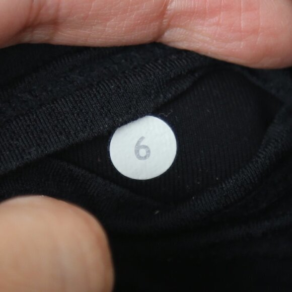 Lululemon Luon Astro Crossover Cropped Black Wide Leg Legging Pants Size 6 - Picture 5 of 5